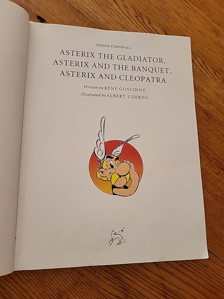 Asterix Omnibus 2, Goscinny, 3 Stories, Cleopatra, Banquet, Gladiator - Image 4 of 4