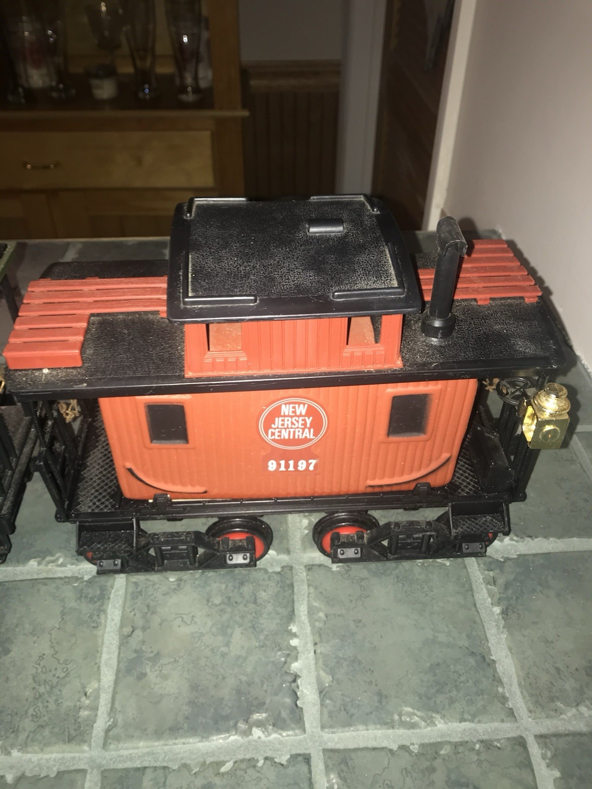 Jim Beam Original Grant Train Decanter Set Vintage 1970’s. Missing Tender.