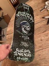 Mike Muir Signed Dogtown Suicidal Tendencies Skateboard Ozzy Hosoi #93/100 Alva