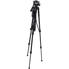 Vivitar VIV-VPT-2457 Professional Tripod with 3-Way Fluid Pan Head 57 In. 