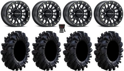 Raceline Podium 14'' Bk Wheels 26.5'' Intimidator Tires Sportsman 550 850 1000