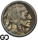 1924-D Buffalo Nickel 5C, Better Date Denver Mint