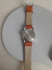 Montre Spirit Of Saint Louis Bracelet Cuir Marron - État Neuf, Mouvement Quartz, Style Art Déco