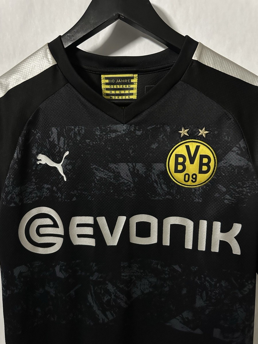 Borussia Dortmund 2019/20 Away Black Jersey Puma Haaland 17 Size