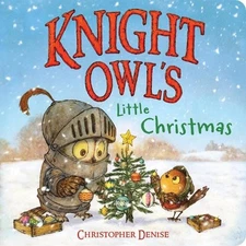 Christopher Denise Knight Owl's Little Christmas (Board Book)