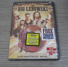 THE BIG LEBOWSKI - NEW 2 DVD 10th Anniversary Set w/ Rare 4 Coaster Set