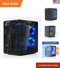 Pironman 5-MAX Dual NVMe M.2 SSD PCIe PC Case for Raspberry Pi 5 NAS RAID 0/1...