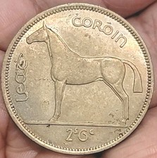 Ireland 1959 Half Crown Rare KeyDate Low Mintage Superb Gem Unc. Beautiful