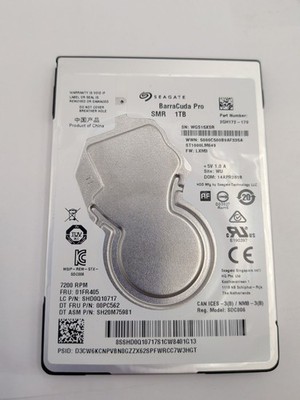 Seagate Barracuda Pro 1 TB,Internal,7200 RPM,2.5 inch (ST1000LM049) Hard Drive