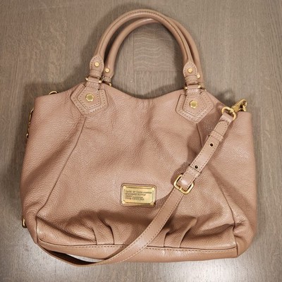 Marc by Marc Jacobs Standard Supply Model Workwear Leather Satchel Bag Taupe