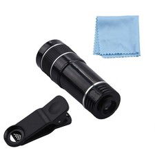 Universal 20X Zoom Universal Clip On Telephoto Lens External Mobile Phone Camera