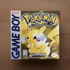 New ListingPokémon Yellow Gameboy 1999 FIRST PRINT CIB Authentic Mint White ESRB
