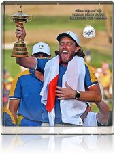 Tommy Fleetwood Golf Memorabilia Signed Ball Display Ryder Cup 2023 COA