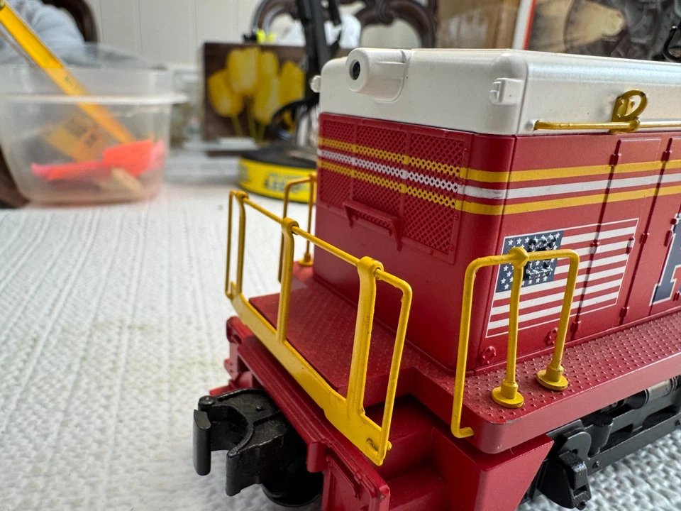 🚂 MTH / RK- NY FIREFIGHTER RESCUE 2- DIESEL, WATER TANK CAR, CABOOSE 💥 L1670 - Image 3 of 4
