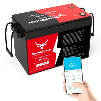 12V 300Ah 330Ah LiFePO4 Lithium Battery Deep Cycles 200A BMS Solar Off-grid RVs