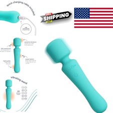 High Quality Silicone Wand Massager Rechargeable Waterproof 10 Vibration Options
