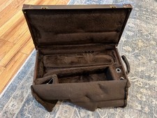 Vintage Bach Trumpet Case, Selmer Company, Brown Hard Shell, Fits Stradivarius