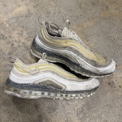 Nike Air Max Terrascape 97  Triple White  - Size 10.5 - *STAINS DISTRESSED*
