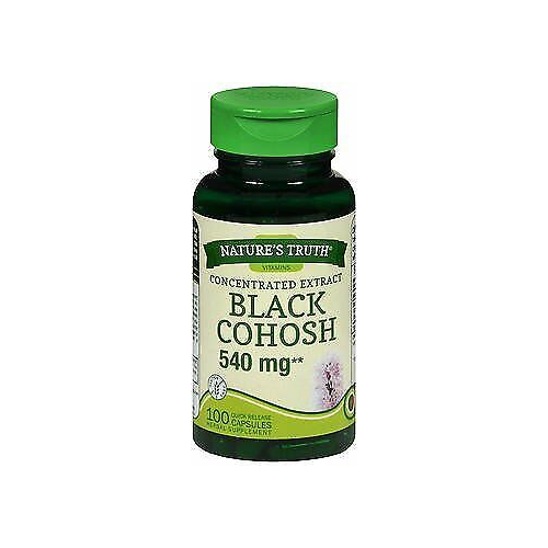 Nature's Truth Concentrated Extract Black Cohosh Capsules 540 mg 100 Ct 2 Pack