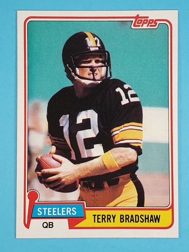 1981 Topps Terry Bradshaw Pittsburgh Steelers #375