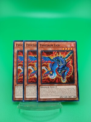 Yu-gi-oh! TCG 3x Evolsaur Lios DUNE-EN018 x3 Common YUGIOH! NM DINOSAUR