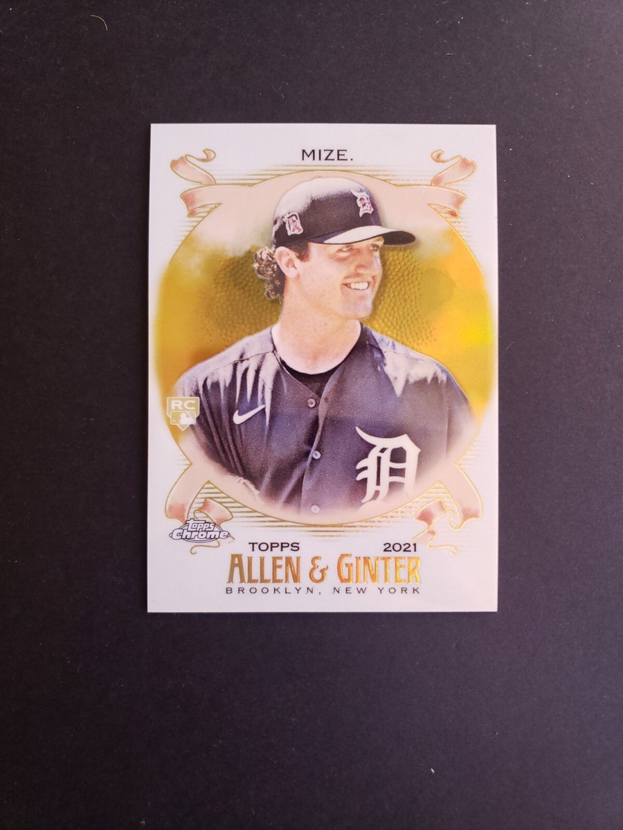 2021 Topps Allen & Ginter's Chrome /50 Gold Refractor Casey Mize