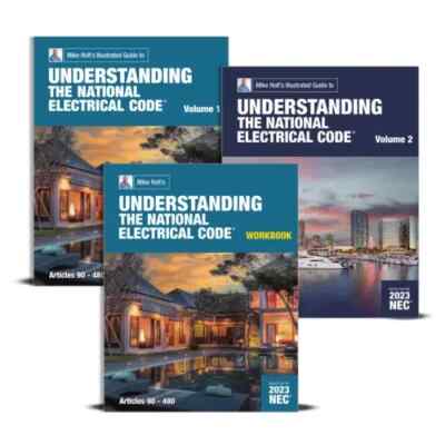 Mike Holt's 2023 Understanding the National Electrical Code Book Package