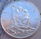1 oz.  TYRANNY #4 of the 4T's Series BU round .999 fine silver