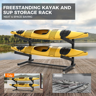 Kayak Storage Wall Mount Hanger Rack for Canoe Paddle Kayak