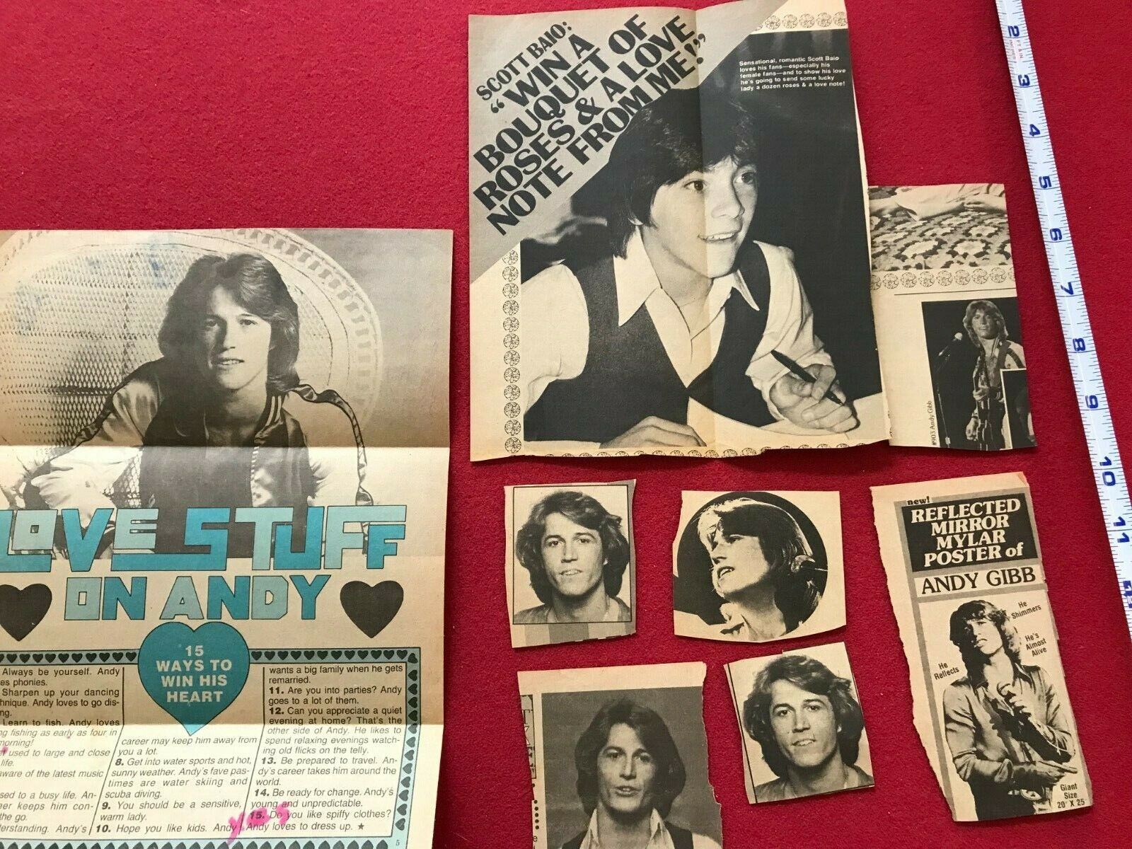 ANDY GIBB PICTURES NEWSPAPER   SCOTT BIAO