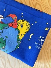Sydney 2000 Olympics Single Bed Mascots Doona Cover & One Standard Pillow Case