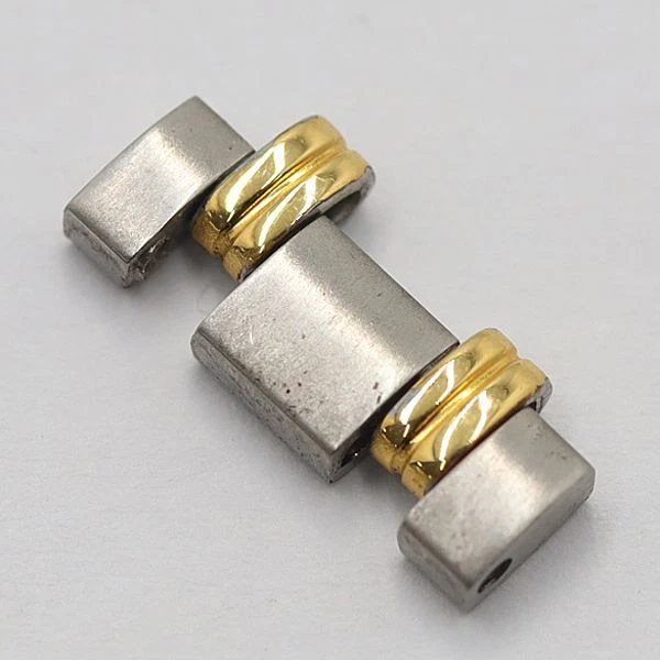 Bracelet ceinture montre femme GUCCI authentique 1 maillon pièces argent or 12 mm