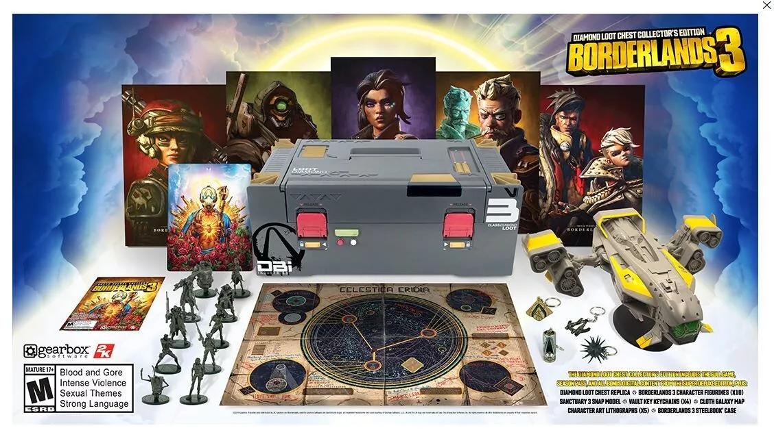 NEW SEALED Borderlands 3 Diamond Loot Chest Collector s