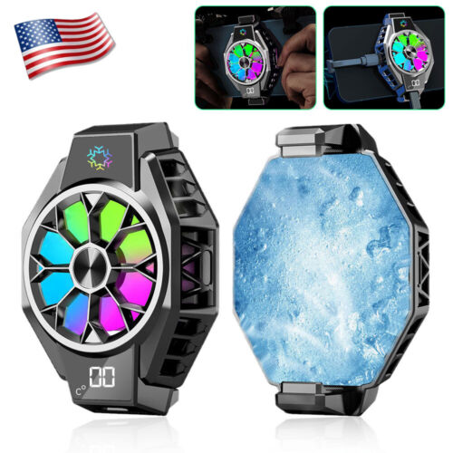 Mobile Phone Cooler Radiator for iPhone/Android Game Heatsink Cooling Fan US
