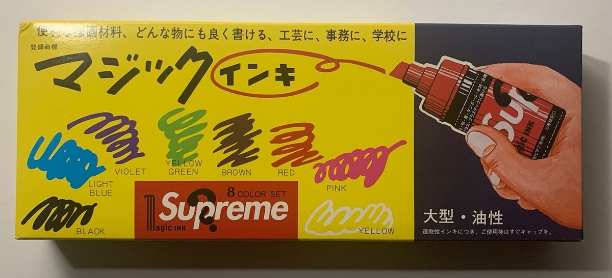 Supreme Magic Ink Markers (Set of 8) SS22 | eBay