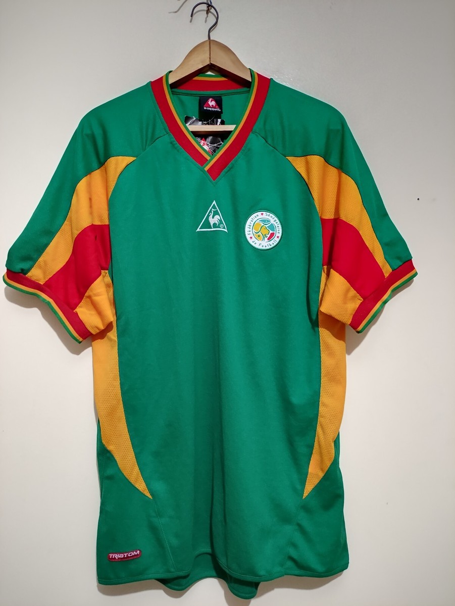 Senegal Jersey 2002 2004 Away Shirt Le Coq Sportif Vintage Soccer