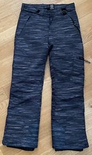 NEW Swiss Alps Youth Gray Blue Ski Snow Pants Size Medium 10/12