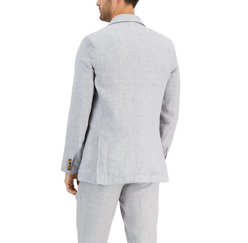 Club Room Sport Coat 2 Buttons Suit Jacket Blazer Grey Slate size M new - Picture 6 of 15
