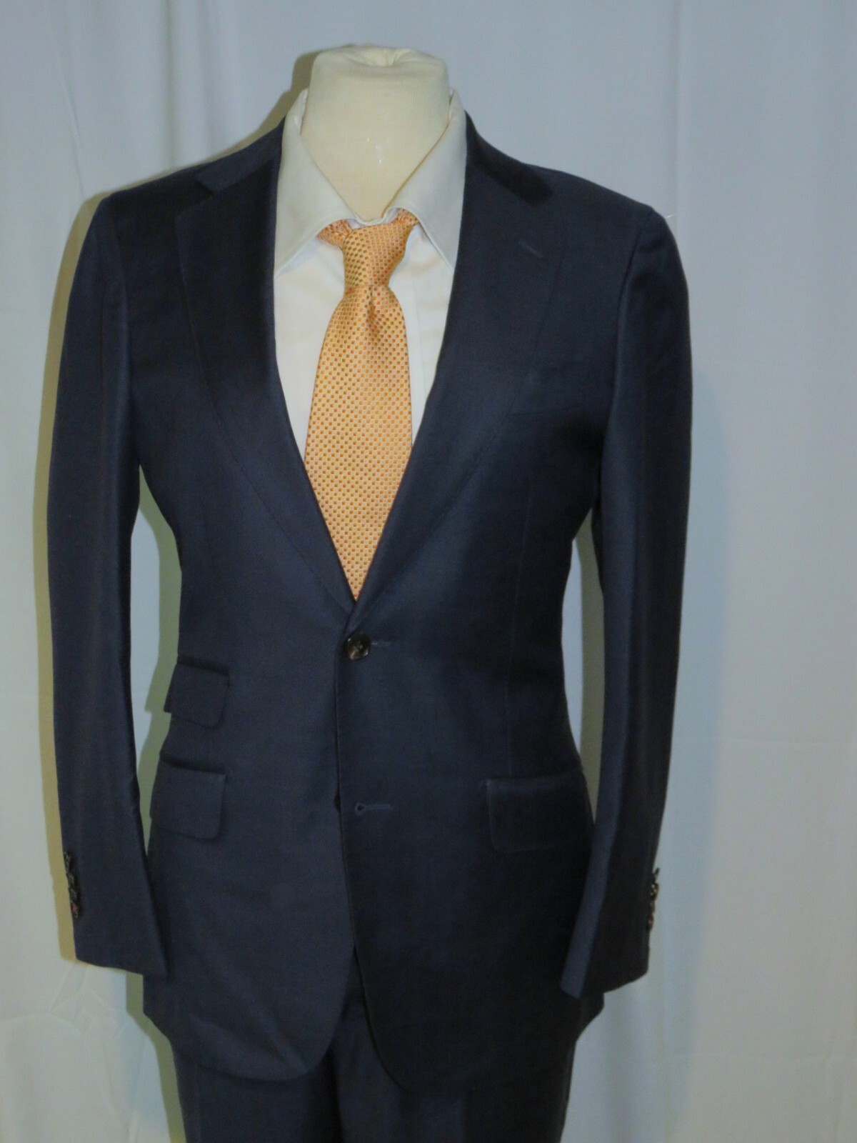 Suitsupply Sienna Vitale Solid Blue Two Button Su… - image 3