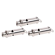 Scout Guide Police Metal Whistle DB 90 Polished Chrome - 3PACK