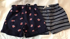 Lot Of 2 Boys 100 Cotton Shorts - 18 Months - Carters Jumping Beans