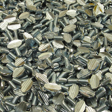  250 1/4"-20 X 1/2" Thumb Screw Type B No Shoulder Zinc Plated