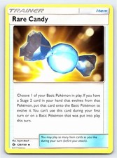 Rare Candy 129/149 Uncommon Sun & Moon Base Set Pokemon Card - NM