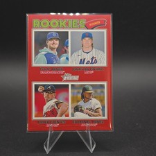 2026 Topps Heritage Quad Rookies Red Border (Abner, Pintaro, Fuentes, Nunez)(RC)