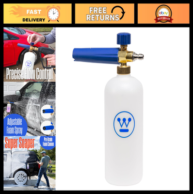 #ad Foam Cannon for Pressure Washers 3600 PSI 1 4quot; Connector Gas amp; Electric Use $30.99