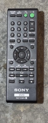 Sony Remote RMT-D187A For DVP-NS710H DVPSR200P DVP-SR200P DVP-SR500H DVD Player