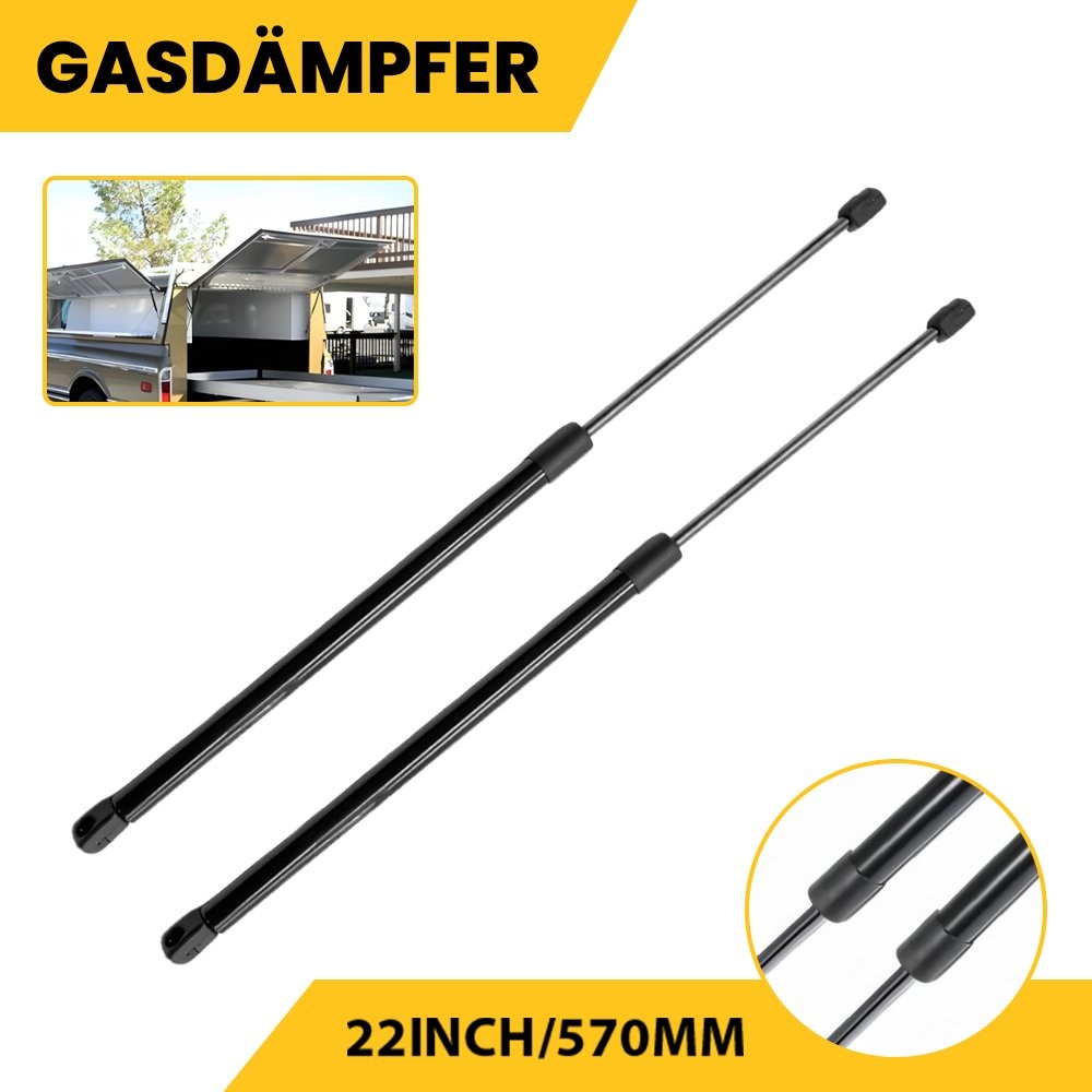 2x Gas Spring Damper for Ford Fiesta VI Van 2008-17 Tailgate Tailgate Damper