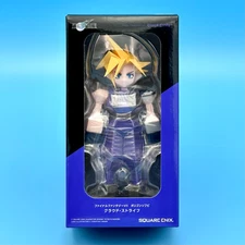 Final Fantasy VII 7 Cloud Strife Polygon Soft Vinyl Figure Statue 6" Official US