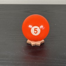 Aramith Continental 5 Orange Pool Ball 2 1/4  Belgian Phenolic Resin