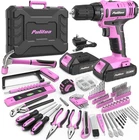 Power Drill Tool Kit with 20V Cordless Drill/Driver, Electric Screwdriver, 2 Bat